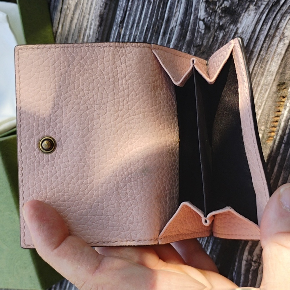 Gucci Blind For Love Blush Pink Compact Wallet With Box, Dustbag & Ribbon - Picture 6 of 12